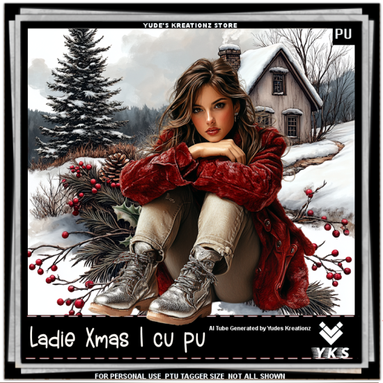 Ladie Xmas 1 cu pu - Click Image to Close