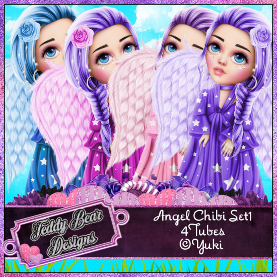 TBD Angel Chibis Set 1 - Click Image to Close