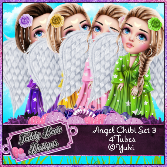 TBD Angel Chibis Set 3 - Click Image to Close