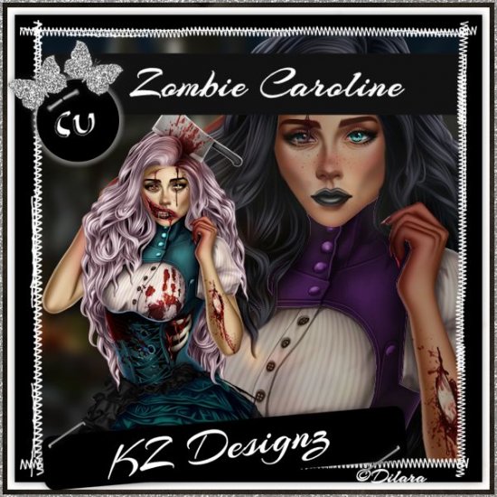 Zombie Caroline CU - Click Image to Close