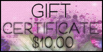 Gift Certificate $10 - Click Image to Close