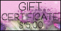 Gift Certificate $1 - Click Image to Close