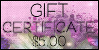 Gift Certificate $5 - Click Image to Close