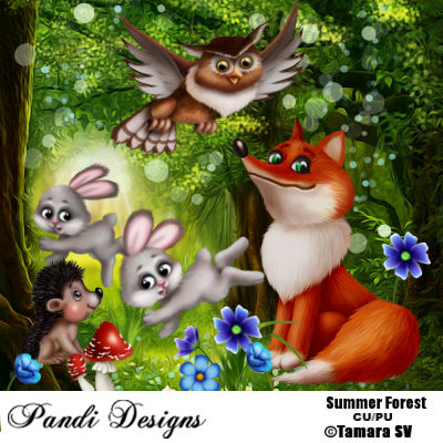 Summer Forest - Click Image to Close