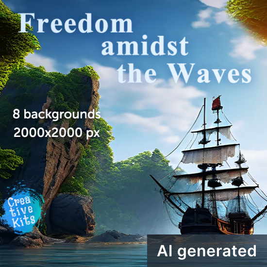 Freedom amidst the Waves - Click Image to Close