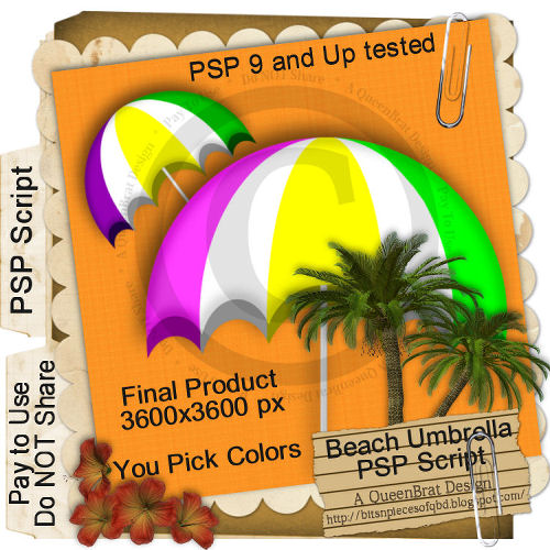 Beach Umbrella 1 Script - Click Image to Close