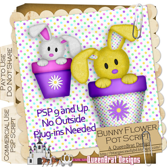 Bunny Flower Pot Script - Click Image to Close