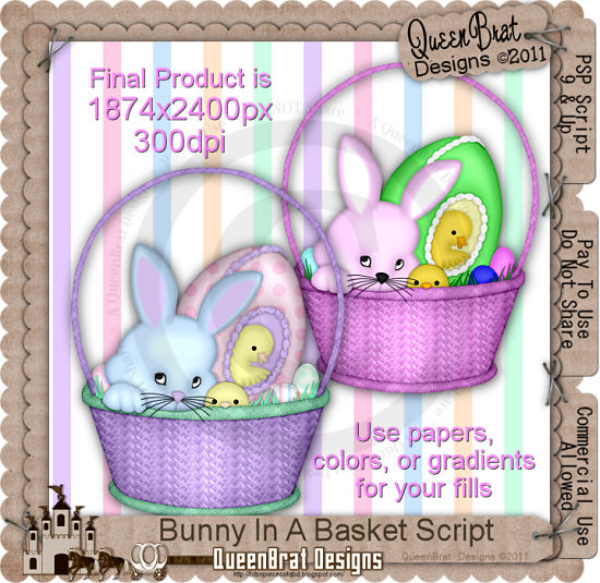 Bunny In A Basket Script - Click Image to Close