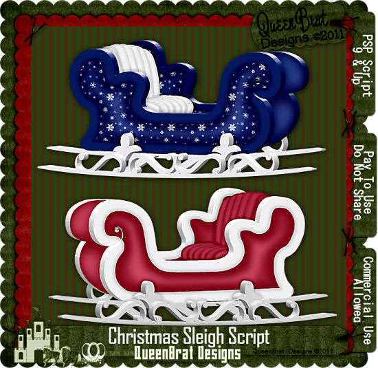 Christmas Sleigh Script - Click Image to Close