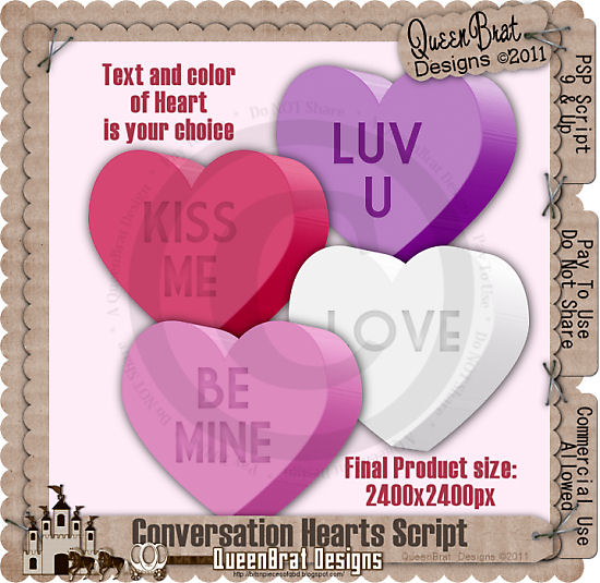 Conversation Hearts Script - Click Image to Close