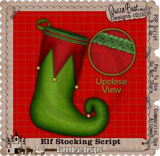 Elf Stocking Script - Click Image to Close