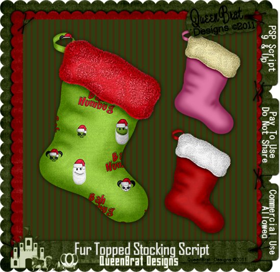 Fur Topped Stocking Script - Click Image to Close