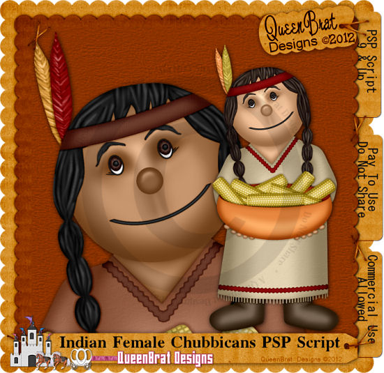 Chubbican Female Indian Script - Click Image to Close