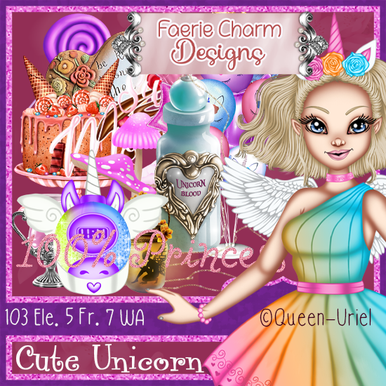 Cute Unicorn PU - Click Image to Close